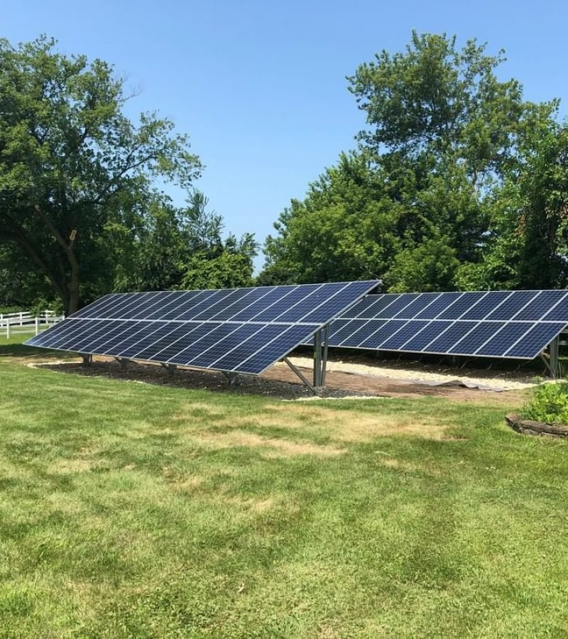 Solar on garden